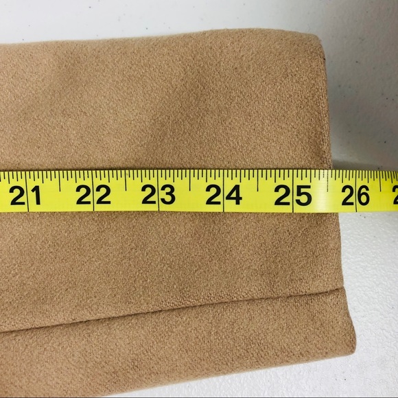 Club Monaco Tan Wool Mid-length Button Coat L - Picture 7 of 8